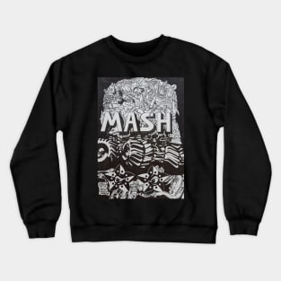 Monster truck wheels/characters Mash75Art design Crewneck Sweatshirt